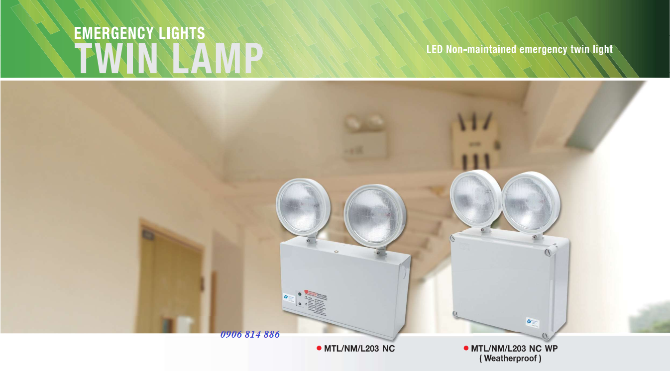 Đèn chiếu sáng sự cố Maxspid