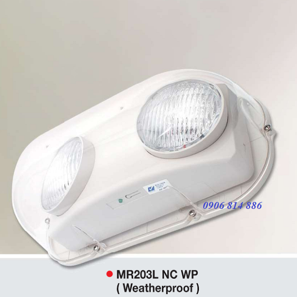 Đèn Emergency chống ẩm MR203L NC WP Maxspid